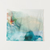 バージョン – 青い水色 タペストリー (正面(横))