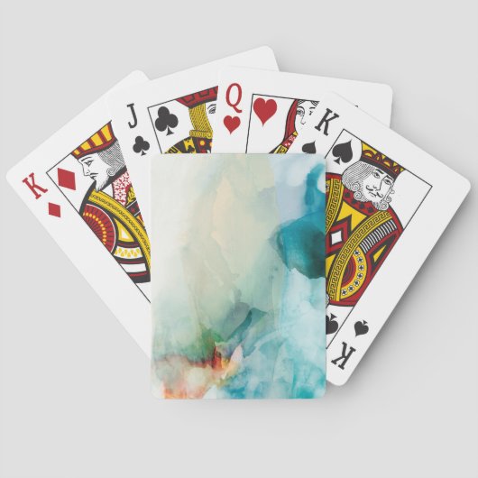 バージョン – 青い水色 トランプ (裏面)