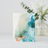 バージョン – 青い水色 ポストカード (スタンド正面)