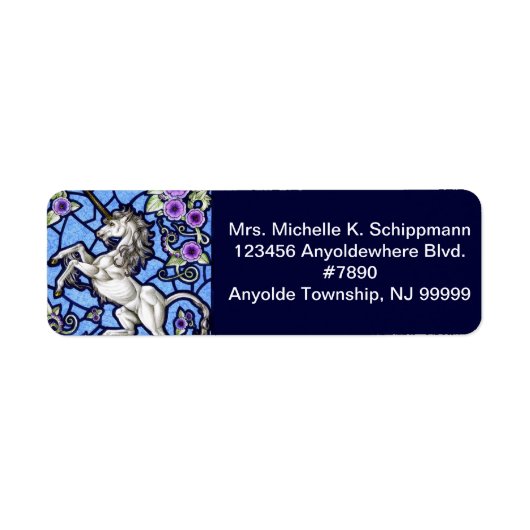 バージンノウェ差出人住所ラベル ラベル (正面)