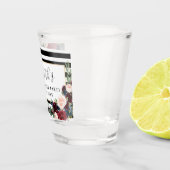 バージンロード ブルーフラワーストライプ ブライズメイドパーティー ショットグラス (右)