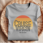 バージン島の夕焼けクルーズTシャツ Tシャツ