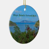 バージン諸島の国立公園のオーナメント セラミックオーナメント (右)