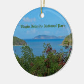 バージン諸島の国立公園のオーナメント セラミックオーナメント (左)