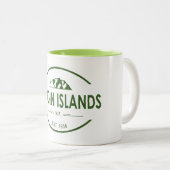 バージン諸島の国立公園 ツートーンマグカップ (正面右)