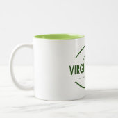 バージン諸島の国立公園 ツートーンマグカップ (左)