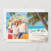バージン諸島トロピカルビーチフォトウェディング セーブザデート (正面)