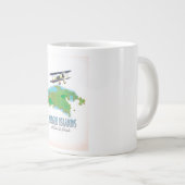 バージン諸島国立公園地図 ジャンボコーヒーマグカップ (正面右)