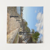 バージン諸島 熱帯の水辺 セントクロイ USVI タペストリー (正面(横))