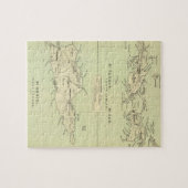 バージン諸島(1853年)のヴィンテージの地図 ジグソーパズル (横)