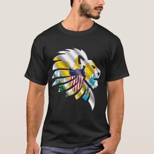 バージン諸島 Tシャツ (正面)