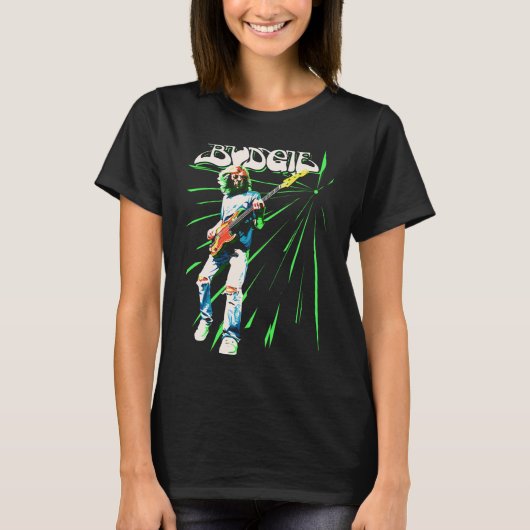バージ・バンド バーク シェリー ギター 新品 Tシャツ (正面)