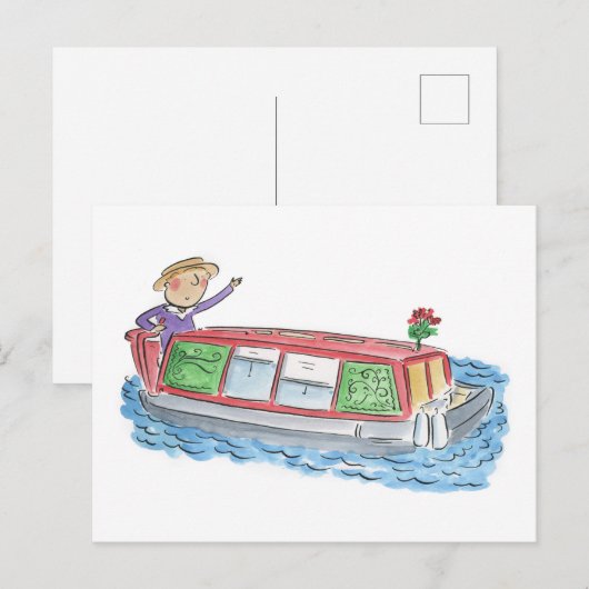 バージ ポストカード (正面/裏面)