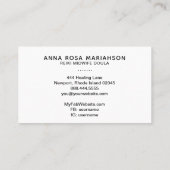 *~*バースィング助産師霊気ドゥラ誕生監督 名刺 (裏面)