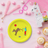 バースディおもしろいアパーティフェスタ ペーパープレート (パーティー)