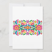 バースディフィエスタお祝いメキシコフローラ 招待状 (裏面)