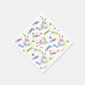 バースディ絵を描アパーティアート工芸品 スタンダードカクテルナプキン (角)