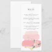 バースデイメニュー | お祝いメニュー | 婚礼パーティー メニュー (正面/裏面)