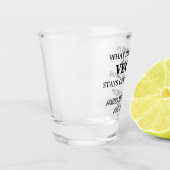 バースデーおもしろいタパーティー独自のショットグラスを作成 ショットグラス (左)