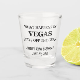 バースデーおもしろいタパーティー独自のショットグラスを作成 ショットグラス