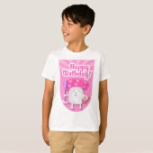 バースデーお祝いデザイン Tシャツ (正面フル)