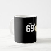 バースデーに!おもしろ指コスチューム 名入れ コーヒーマグカップ (正面左)