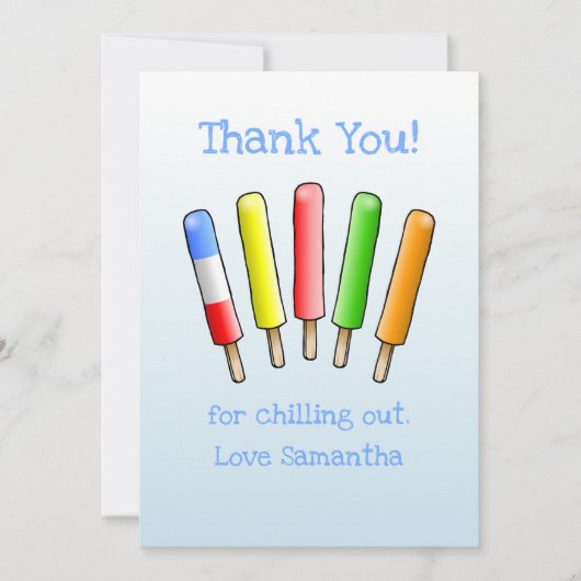 バースデーをゆっくり祝おう サンキューカード (正面)