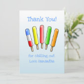 バースデーをゆっくり祝おう サンキューカード (スタンド正面)