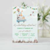 バースデーアドベンチャー 飛ぶ動物たち  誕生日 招待状 (スタンド正面)