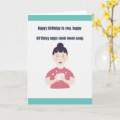 バースデーカおもしろいードの外用 カード (黄色い花)