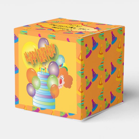 バースデーカスタマイズタパーティーのボックスが好き フェイバーボックス (裏面サイド)