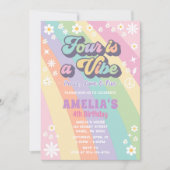 バースデーカード | クールな女の子のパーティーカード 招待状 (正面)