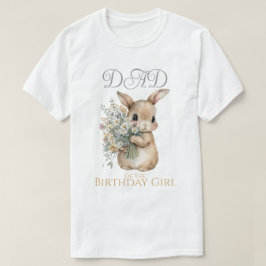 バースデーガールのパパTシャツ | ガーデンラビット Tシャツ