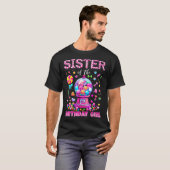 バースデーガールの姉妹 甘いキャンディー 誕生日 Tシャツ (正面フル)