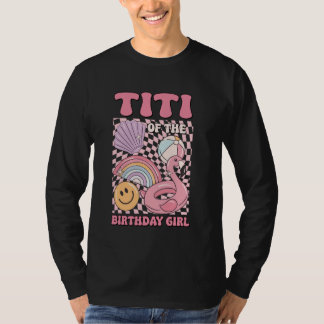バースデーガールプールパーティーファミリーパーティーのTiti Tシャツ