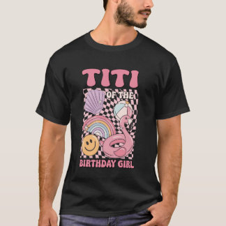 バースデーガールプールパーティーファミリーパーティーのTiti Tシャツ