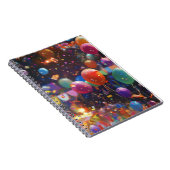 バースデーキャンドル、バルーンデザインキャンドル、パーティーデコ ノートブック (右側)