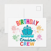 バースデークルーズクルー ポストカード (正面/裏面)