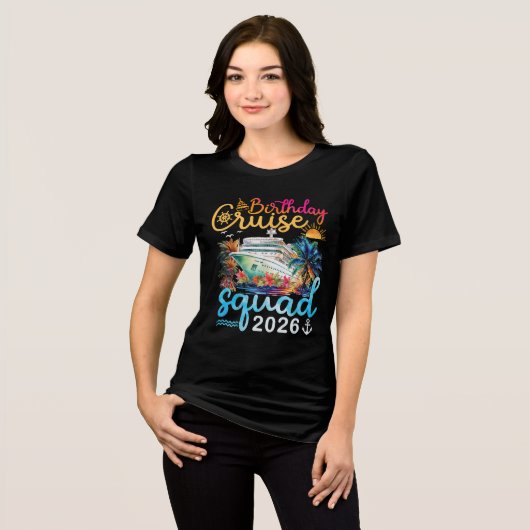 バースデークルーズチーム2026 トライブレンドTシャツ (正面全面)