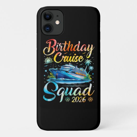 バースデークルーズチーム 2026 Case-Mate iPhoneケース (裏面)