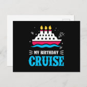 バースデークルーズ  クルージング クルーズ船 休暇 旅行 ポストカード (正面/裏面)