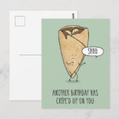 バースデークレープ ポストカード (正面/裏面)