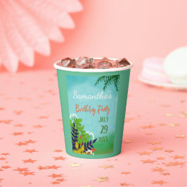 バースデークールタパーティフレッシュガーデン 紙コップ