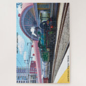 バースデーグリーティングオーストラリア蒸気機関車 ジグソーパズル (縦)