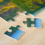 バースデーグリーティングレイクテカポニュージーランド ジグソーパズル (側面)