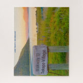 バースデーグリーティングレイクテカポニュージーランド ジグソーパズル (縦)