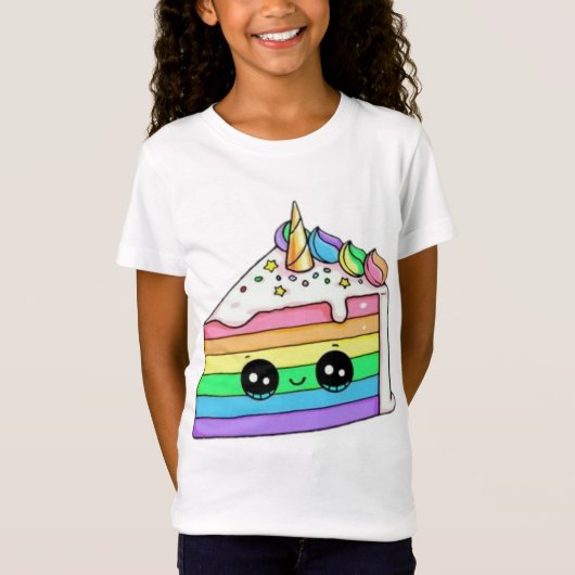 バースデーケーキ Tシャツ (正面)