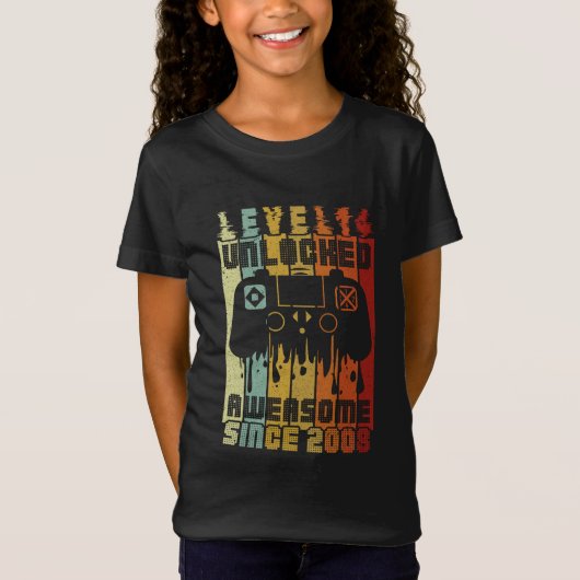 バースデーゲーマーTシャツ：レベル14解除 2008 Tシャツ (正面)