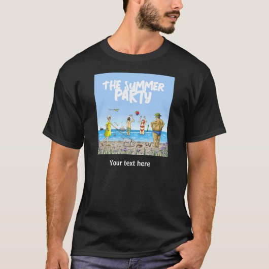 バースデーサマービーチパーティー Tシャツ (正面)