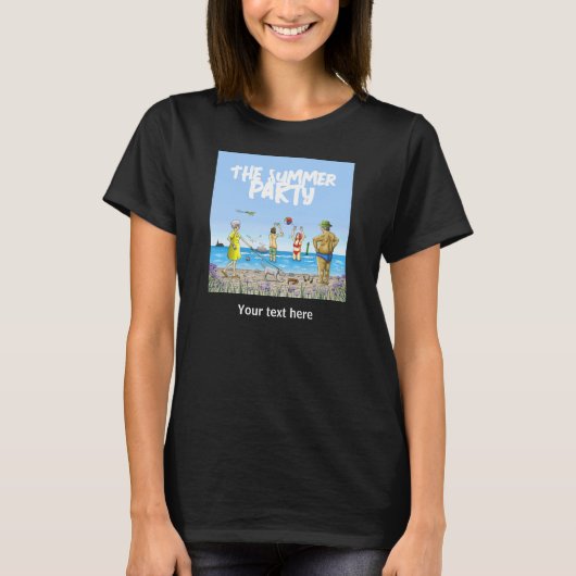バースデーサマービーチパーティー Tシャツ (正面)